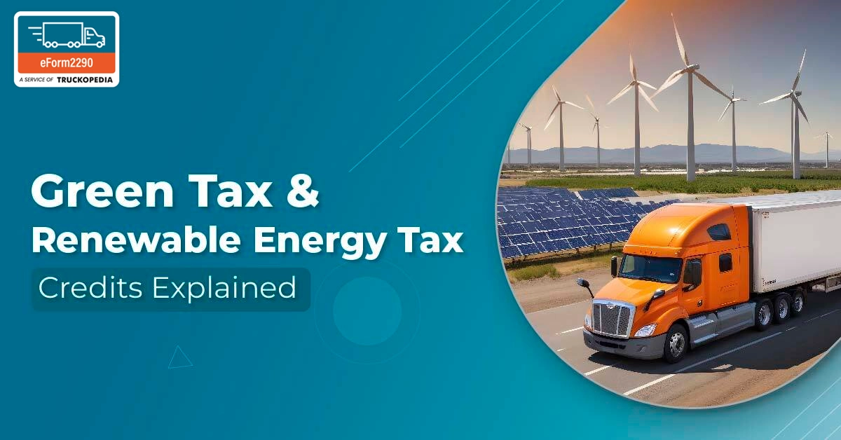 Green Tax and Renewable Energy Credits