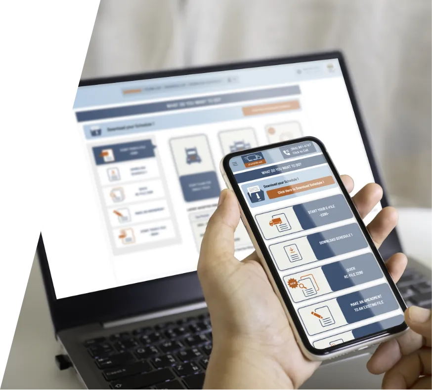 eFile Form 2290 Interface